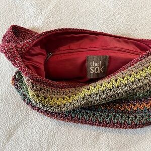 The Sak Rainbow Crochet Shoulder Bag
